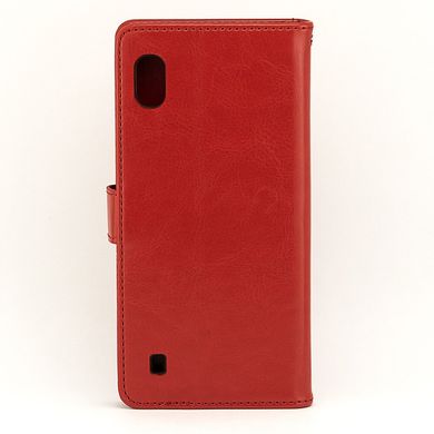 Чехол Idewei для Samsung Galaxy A10 2019 / A105 книжка кожа PU красный