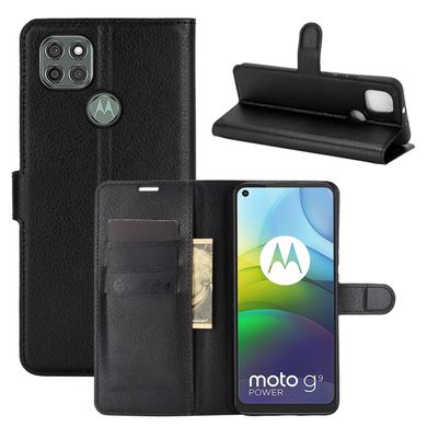 Чохол IETP для Motorola Moto G9 Power книжка шкіра PU з візитницею чорний