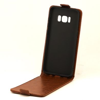 Чехол Idewei для Samsung S8 Plus / G955 Флип вертикальный кожа PU коричневый