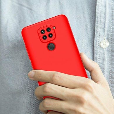 Чохол GKK 360 для Xiaomi Redmi Note 9 бампер протиударний Red