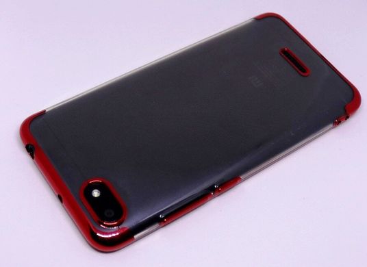 Чехол Frame для Xiaomi Redmi 6A силиконовый бампер Red
