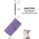 Чехол Embossed Cat and Dog для Samsung Galaxy S10 / G973 книжка кожа PU с визитницей фиолетовый