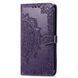 Чехол Vintage для OPPO A40m / CPH2669 книжка кожа PU с визитницей фиолетовый