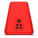 Чехол GKK 360 для Xiaomi Redmi Note 9 бампер противоударный Red