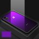 Чехол Amber-Glass для Iphone XS бампер накладка градиент Purple