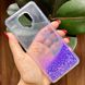Чехол Glitter для Xiaomi Redmi Note 9 Pro Max бампер силиконовый аквариум Фиолетовый