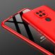 Чохол GKK 360 для Xiaomi Redmi Note 9 бампер протиударний Red