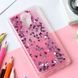 Чехол Glitter для Meizu M3 / M3s / M3 mini Бампер Жидкий блеск сердце розовый УЦЕНКА