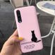 Чехол Style для Samsung Galaxy A50 2019 / A505F силиконовый бампер Розовый Cat