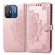 Чехол Vintage для Xiaomi Redmi 12C книжка кожа PU с визитницей розовый