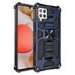 Чохол Shockproof Shield для Samsung Galaxy M22 / M225 бампер протиударний з підставкою Blue