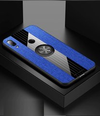 Чехол X-Line для Xiaomi Redmi Note 7 / Note 7 Pro бампер накладка Black-Blue