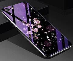 Чехол Glass-case для Iphone SE 2020 бампер накладка Sakura