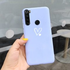 Чехол Style для Xiaomi Redmi Note 8T силиконовый бампер Голубой Hearts