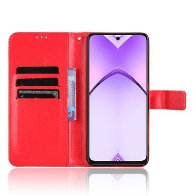 Чехол Idewei для OPPO A40m / CPH2669 книжка кожа PU с визитницей красный