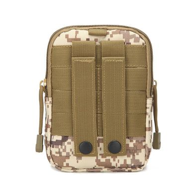 Тактичний чохол Military сумка для телефону Підсумок на пояс Пустеля цифровий