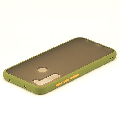 Чехол Matteframe для Xiaomi Redmi Note 8 бампер матовый противоударный Зеленый