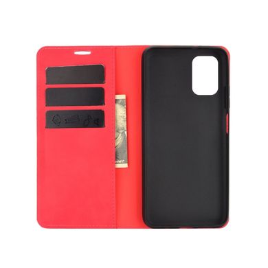 Чехол Taba Retro-Skin для Xiaomi Redmi 9T книжка кожа PU с визитницей красный