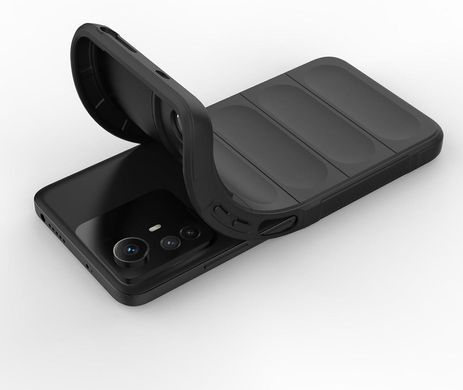Чохол Wave Shield для Xiaomi Redmi Note 12S бампер протиударний Black