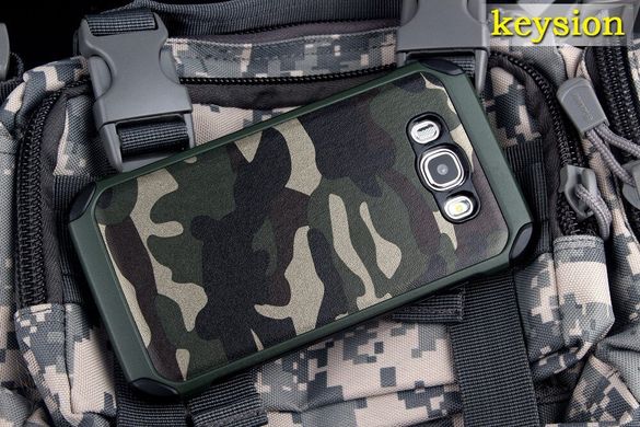 Чехол Military для Samsung J7 2016 / J710 бампер оригинальный Green
