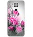 Чехол Print для Xiaomi Redmi Note 9 силиконовый бампер Roses Pink