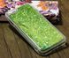 Чехол Glitter для Iphone 6 Plus / 6s Plus Бампер Жидкий блеск зеленый