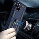 Чехол Shield для Iphone 11 Pro бампер противоударный с кольцом Dark-Blue
