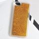 Чохол Glitter для Iphone 6 / 6s Бампер Рідкий блиск Золотий
