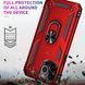 Чехол Shield для Iphone 14 Pro Max бампер противоударный с подставкой кольцом Red