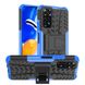 Чехол Armor для Xiaomi Redmi Note 12S бампер противоударный с подставкой Blue