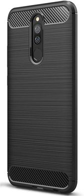 Чехол Carbon для Xiaomi Redmi 8A бампер оригинальный Black