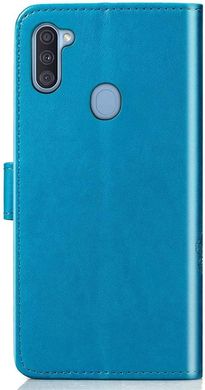 Чехол Clover для Samsung Galaxy M11 / M115 книжка кожа PU голубой