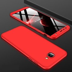 Чехол GKK 360 для Samsung J4 Plus 2018 / J415 оригинальный бампер Red