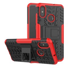 Чехол Armor для Xiaomi Mi 8 бампер противоударный Red