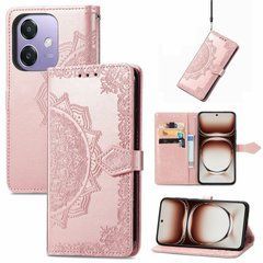 Чехол Vintage для OPPO A40m / CPH2669 книжка кожа PU с визитницей розовый