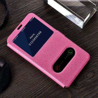 Чехол Window для Samsung Galaxy J6 Plus 2018 / J610 / J6 Prime книжка с окошком Pink