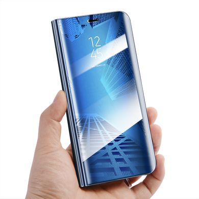 Чехол Mirror для Samsung Galaxy J7 2016 J710 книжка зеркальный Clear View Blue