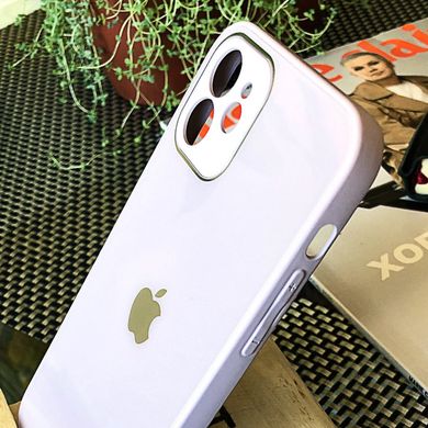 Чохол Color-Glass для Iphone 12 mini бампер із захистом камер Lavender