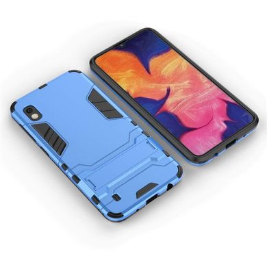 Чехол Iron для Samsung A10 2019 / A105F бронированный бампер Броня Blue