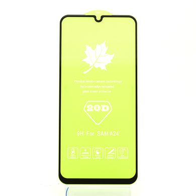 Защитное стекло AVG 20D Full Glue для Samsung Galaxy A24 / A245 полноэкранное черное