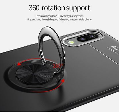 Чохол TPU Ring для Samsung Galaxy M10 2019 / M105 бампер з кільцем Black
