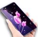 Чехол Glass-case для Iphone SE 2020 бампер накладка Flowers