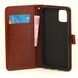 Чехол Idewei для Iphone 12 Pro книжка кожа PU с визитницей коричневый