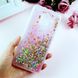 Чохол Glitter для Samsung A6 2018 / A600 бампер Рідкий блиск зірки Рожевий