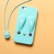 Чохол Funny-Bunny 3D для iPhone 6 / 6s Бампер гумовий блакитний