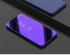 Чехол Mirror для Huawei Y6 2018 / Y6 Prime 2018 книжка зеркальный Clear View Purple
