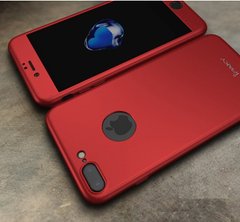 Чехол Ipaky для Iphone 7 Plus / Iphone 8 Plus бампер + стекло 100% оригинальный с вырезом 360 Red
