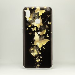 Чехол Print для Huawei P Smart 2019 / HRY-LX1 силиконовый бампер butterflies gold