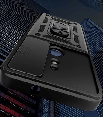 Чехол Hide Shield для Nokia C21 бампер противоударный с подставкой Black
