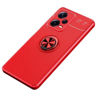 Чехол TPU Ring для Xiaomi Redmi Note 12 5G бампер противоударный с кольцом Red